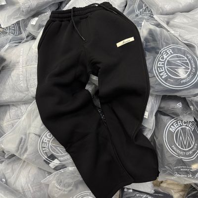 Black Mercier Straight Leg Sweatpants (Brand New)