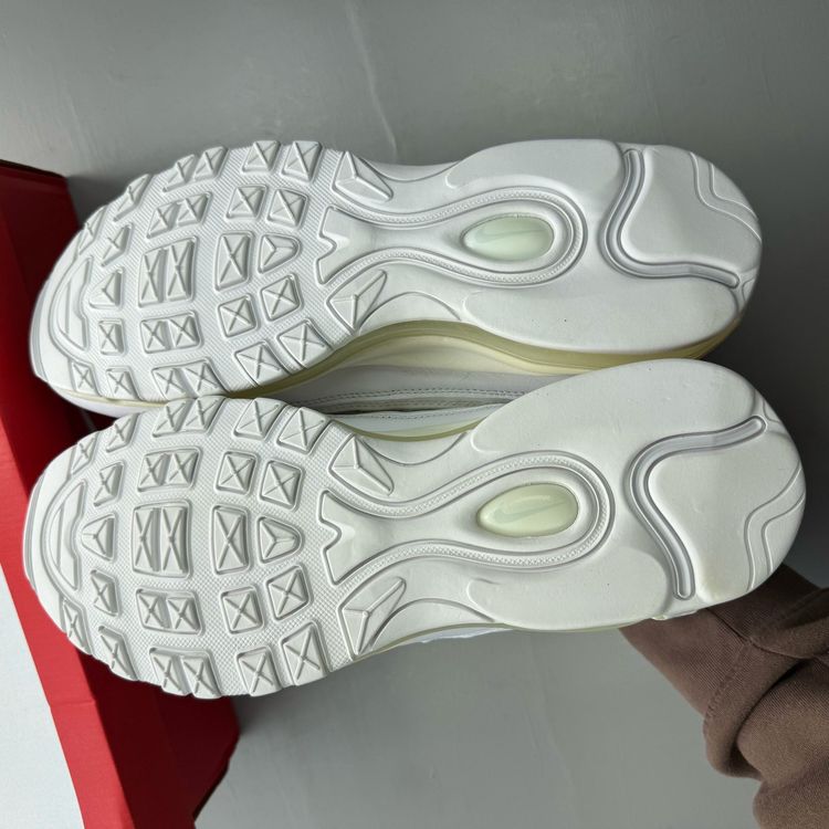 Nike Air Max 98 Size UK 10 Triple White Platinum Men's Trainers 640744-106 obraz 8