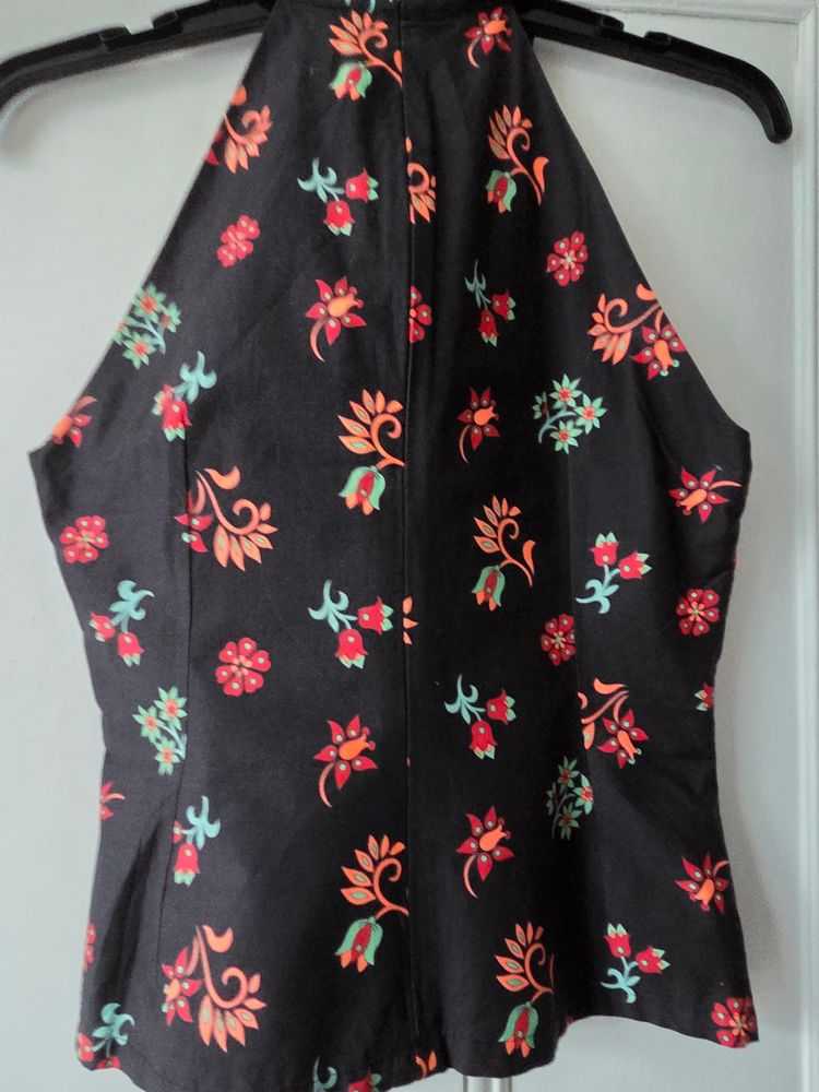 French Connection Floral Halter Top 3