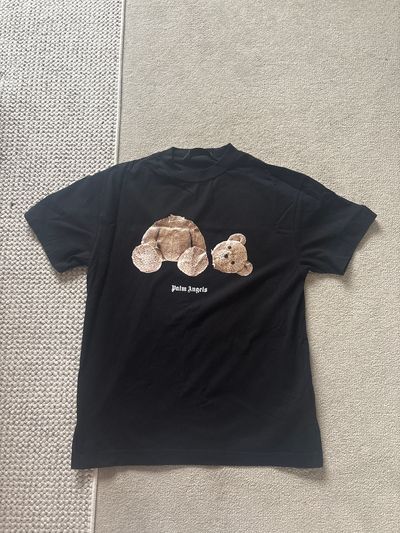 Palm Angels Black Teddy Bear T-shirt Large