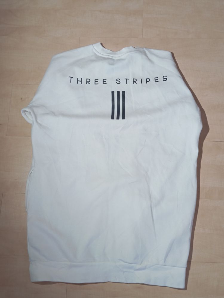 Adidas White Sweatshirt 2