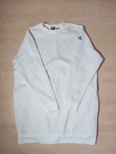 Adidas White Sweatshirt