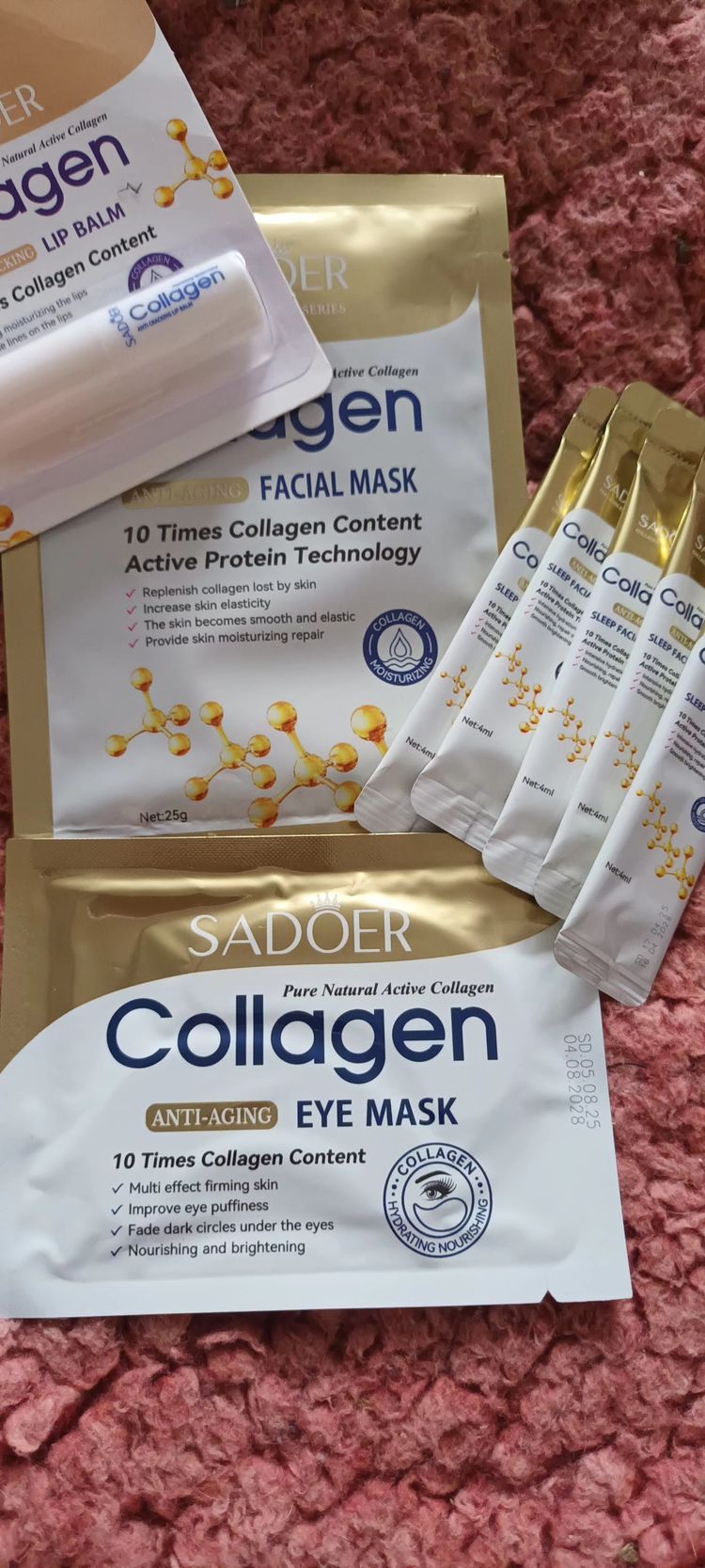 Sadoer Collagen Facial Mask And Eye Mask