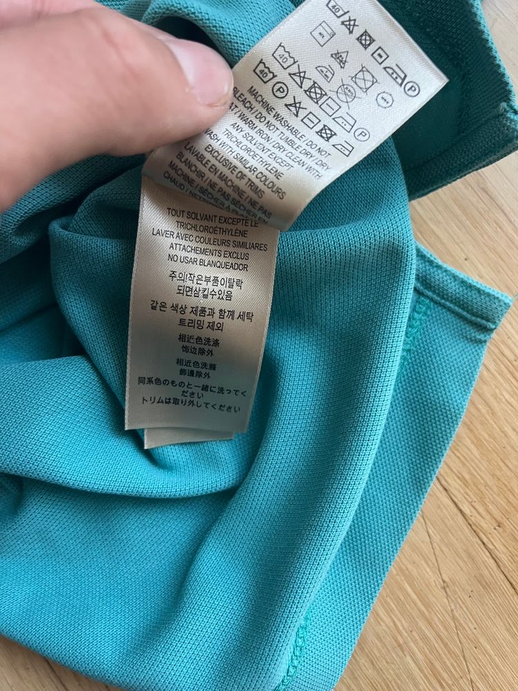 Burberry Turquoise Polo Shirt image 4