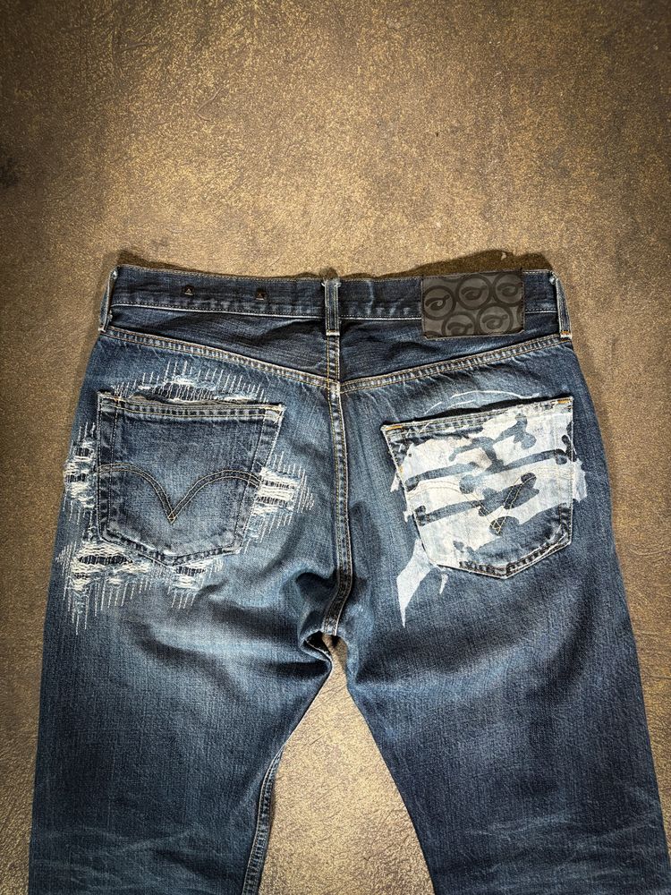 Distressed Blue Jeans image 5