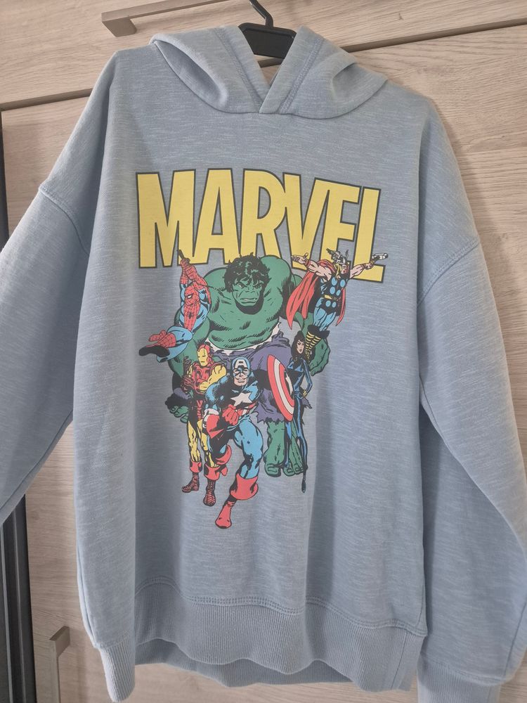 Marvel Grey Hoodie With Marvel Superheroes Print product image