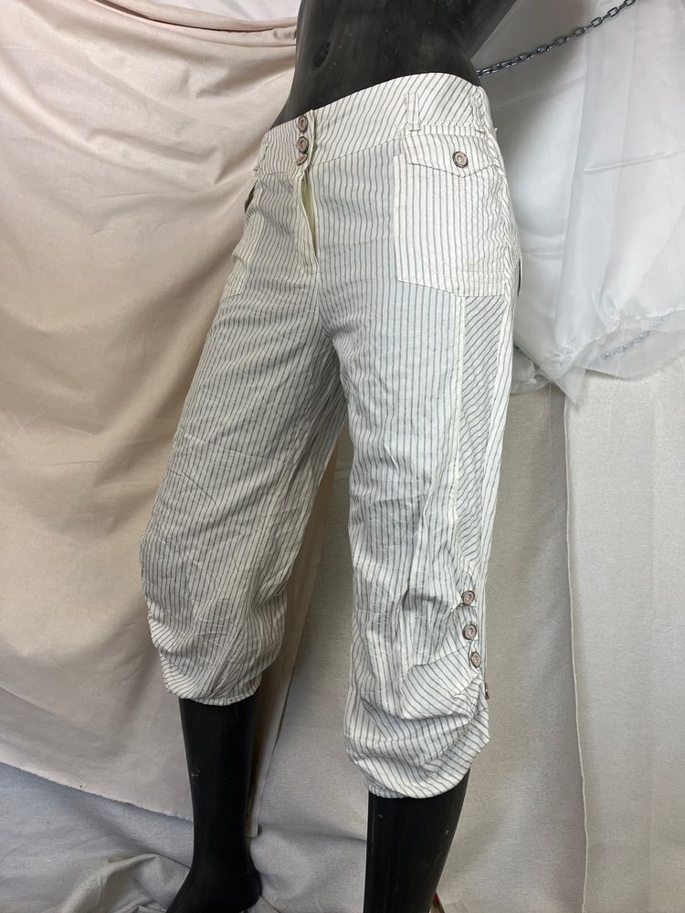 Striped Cropped capri  image 3