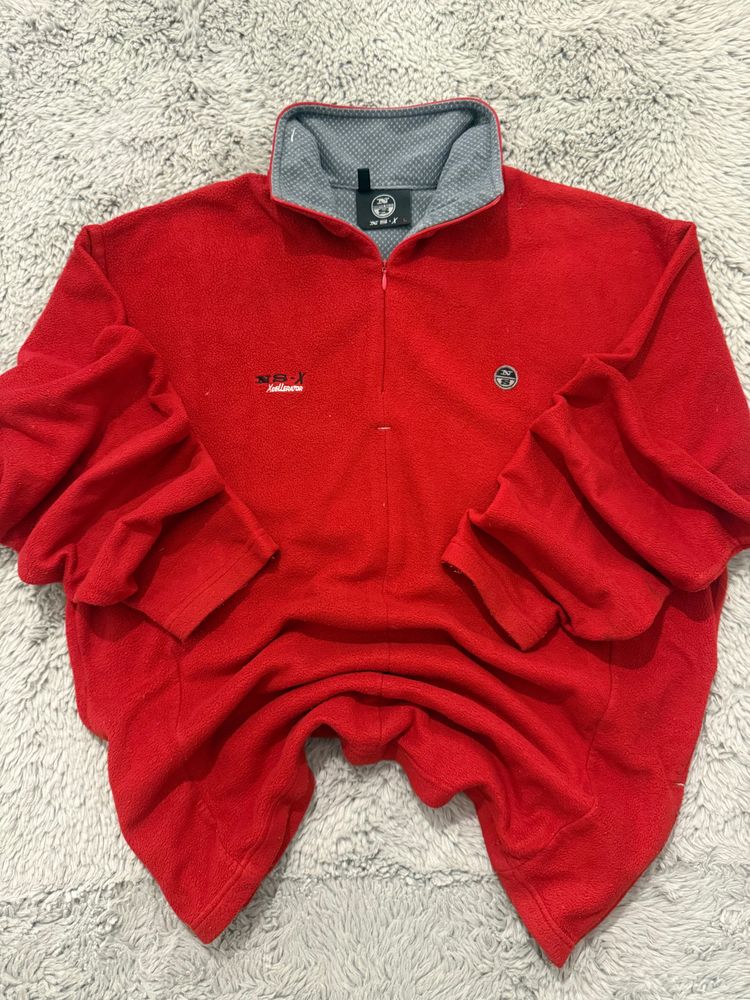 North Sails Red Fleece Pullover image 1