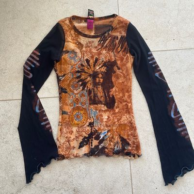 Vintage Save The Queen Long Sleeve Top