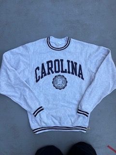 Grey Sweatshirt With Carolina Text