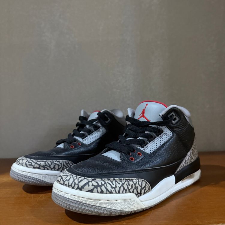 Air Jordan 3 Retro | Black Cement | 2017 | Code: 854261-001 | UK 5.5 / US 6Y image 8