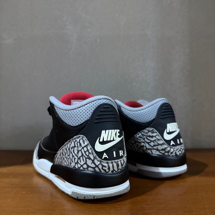Air Jordan 3 Retro | Black Cement | 2017 | Code: 854261-001 | UK 5.5 / US 6Y image 2