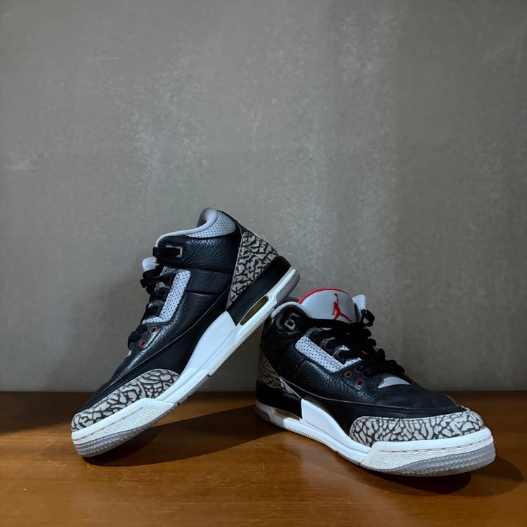 Air Jordan 3 Retro | Black Cement | 2017 | Code: 854261-001 | UK 5.5 / US 6Y image 9