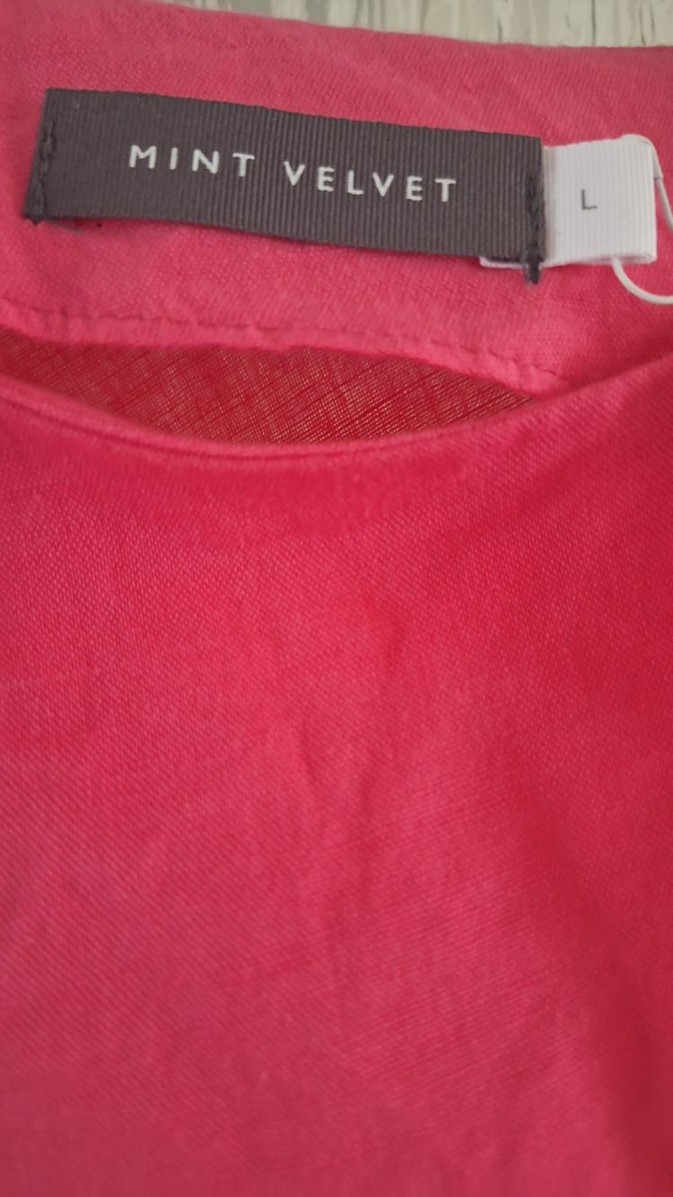 Mint Velvet Pink One-Shoulder Top 4