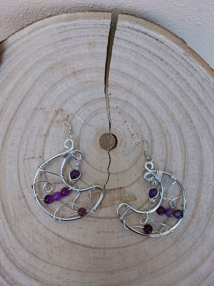 Handcrafted Jewelry Set With Necklace, Bracelets, Earrings 6
