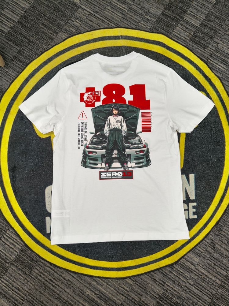 Zero13 Skyline White T-Shirt, New, All sizes 