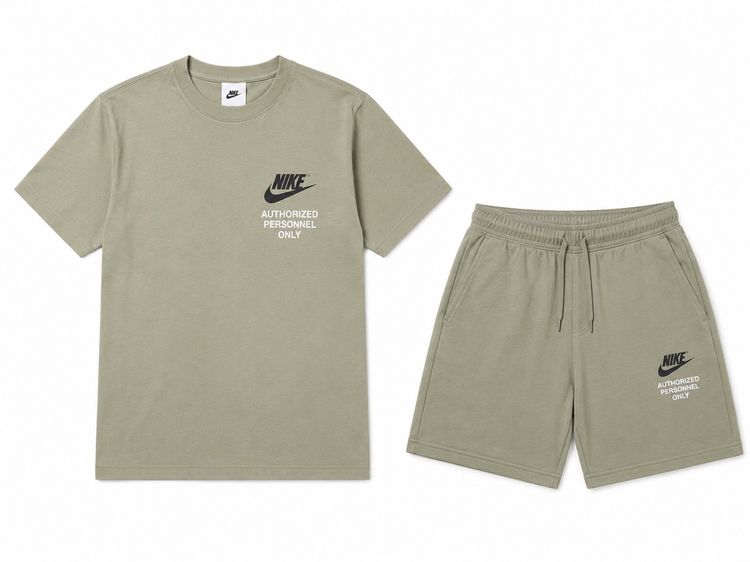 Men's Nike  Authorized Personnel T-Shirt And Shorts Set