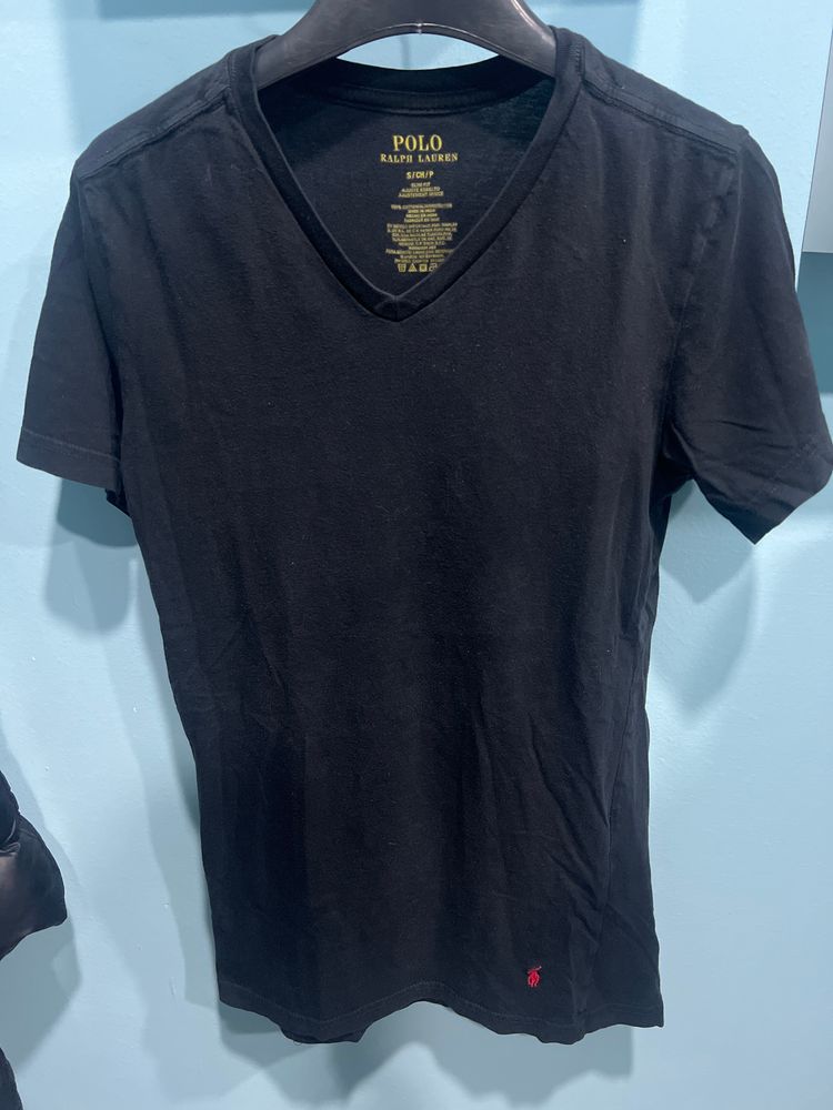 Polo Ralph Lauren Black V-Neck T-Shirt