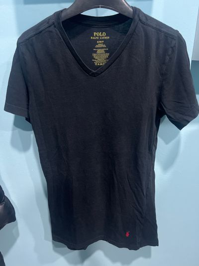 Polo Ralph Lauren Black V-Neck T-Shirt