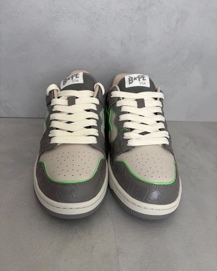 Bape Sk8 Sta grey / green – UK8 image 6