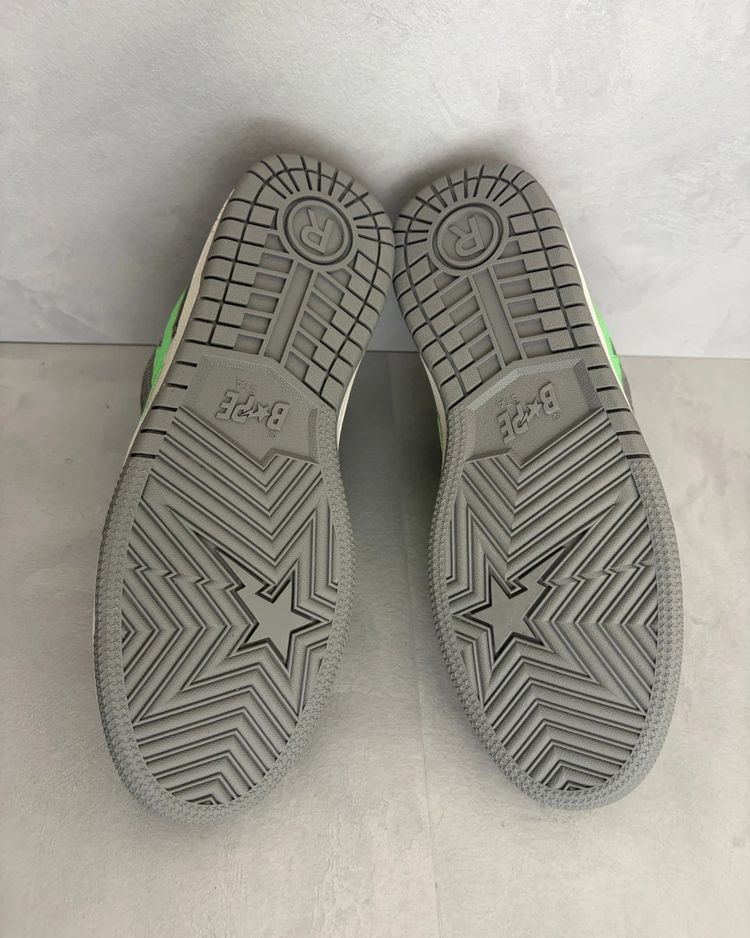Bape Sk8 Sta grey / green – UK8 image 5