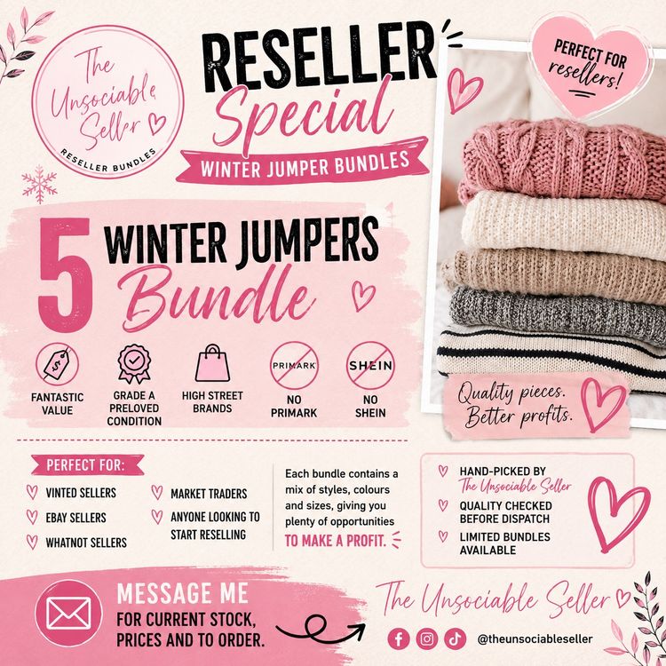 5 Winter Jumpers Bundle