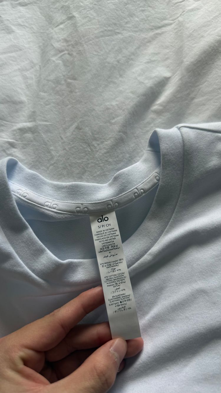 Alo White T-Shirt image 4