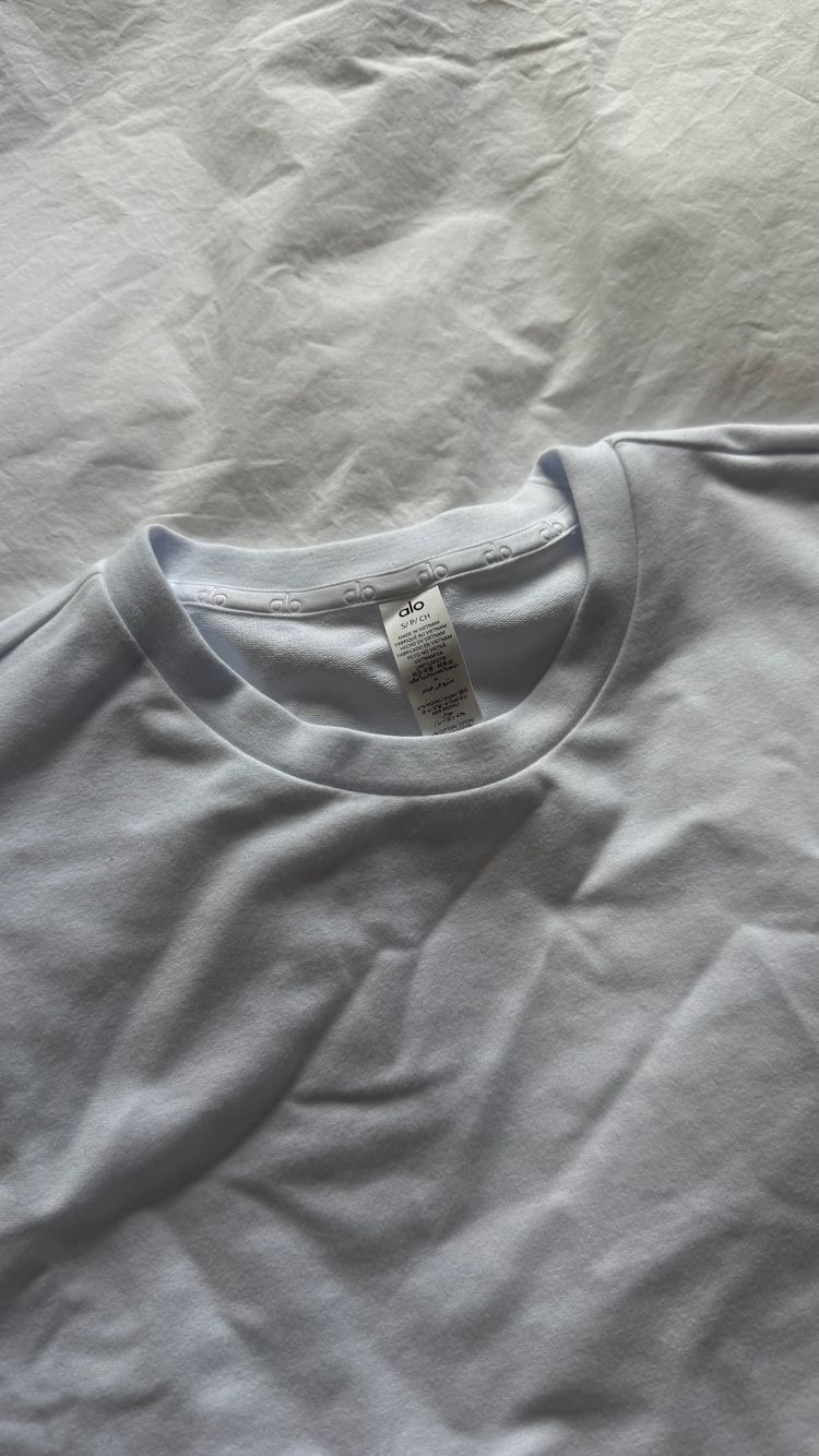 Alo White T-Shirt image 3