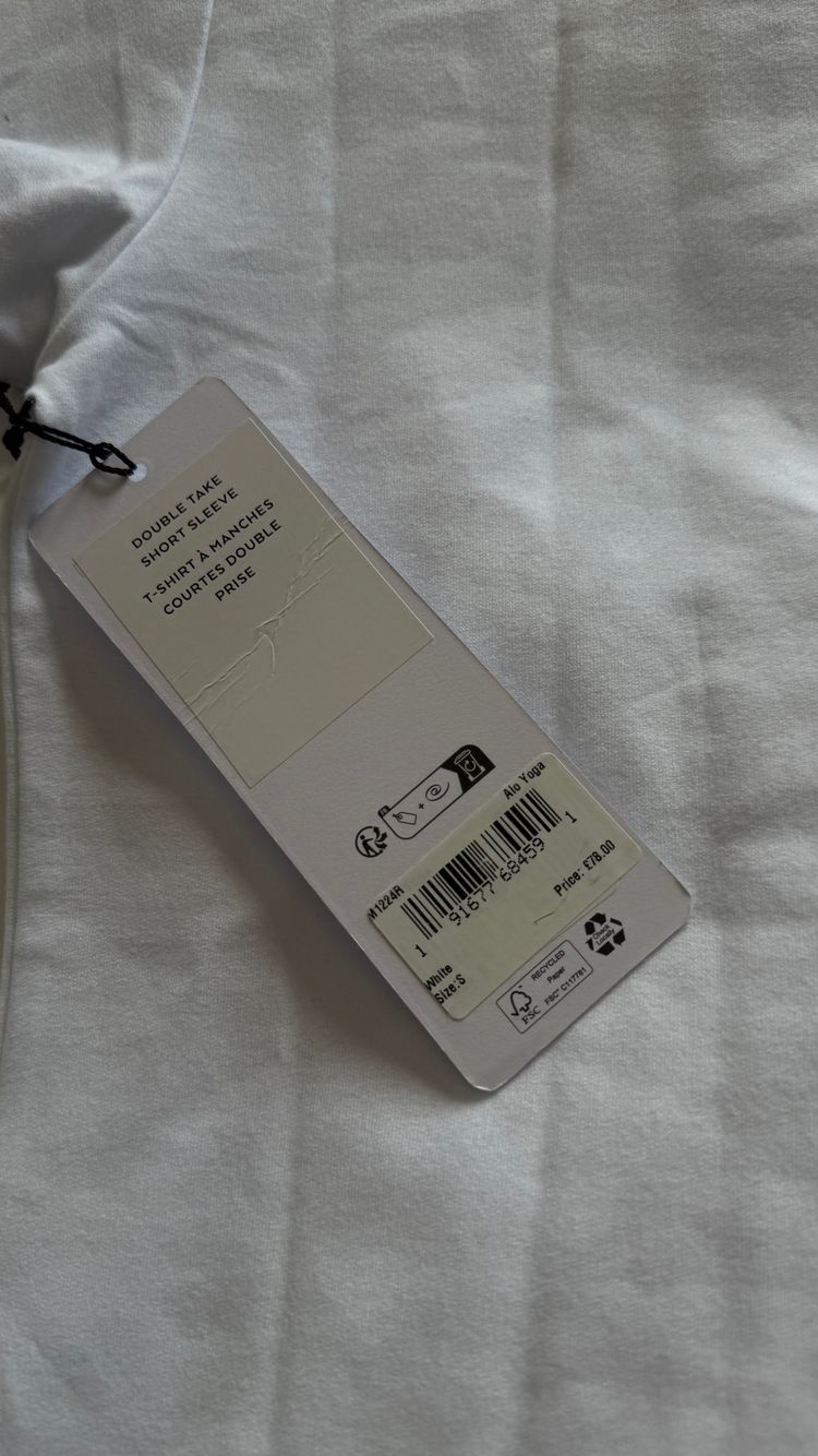 Alo White T-Shirt image 5