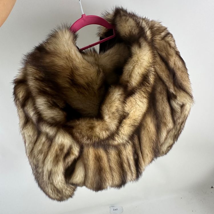 Immagine di Brown Fur Hooded Jacket 2