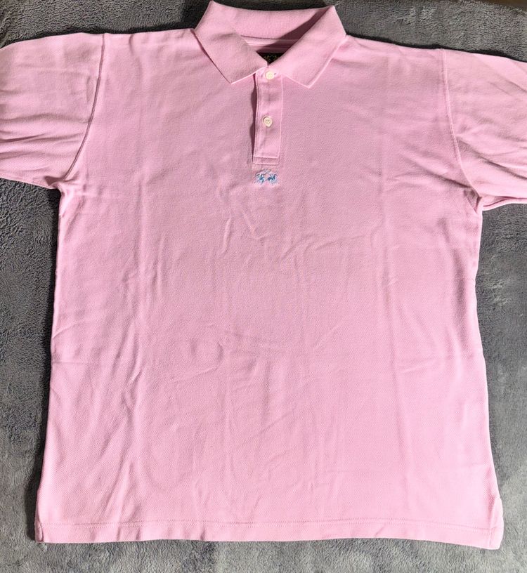 Polo La Martina Saddlery a maniche corte - Taglia S/M - Rosa Chiaro