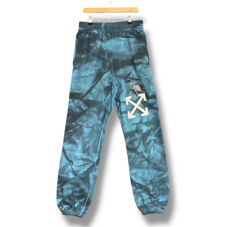 Off-white spider jogger, custom, blue, small relaxed
