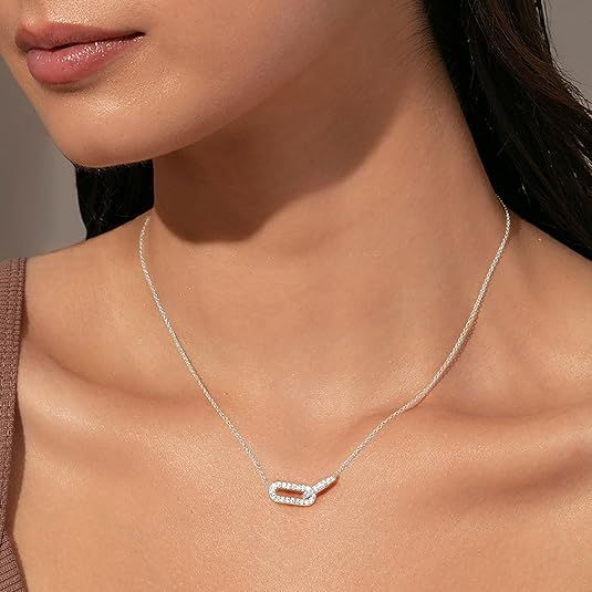 Dainty Silver Necklace image 4