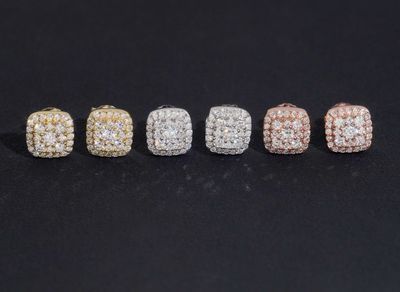 Earrings Moissanit Silver