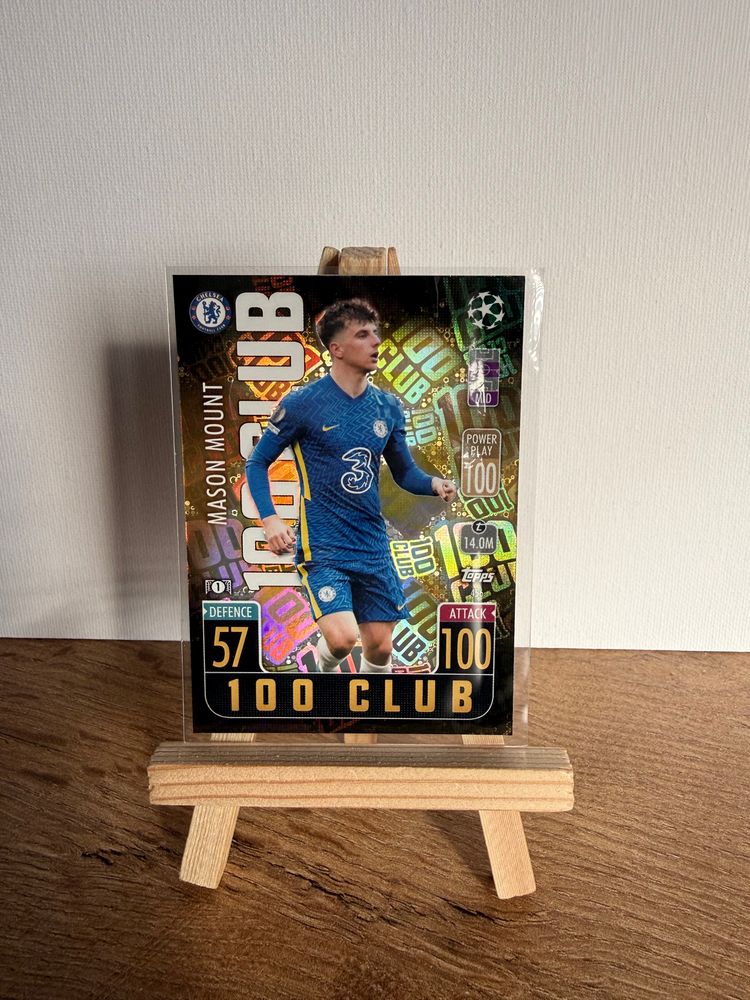 Chelsea Mason Mount Football Trading Card image 1