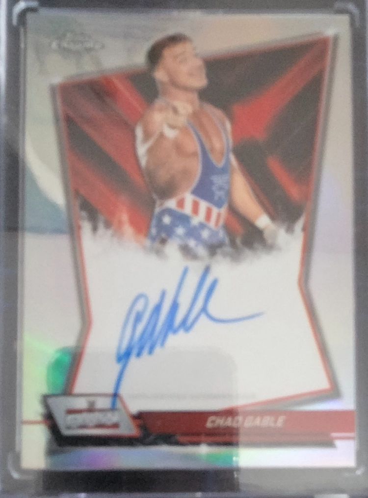 Other Topps chrome Chad Gable Autograph on card  product image