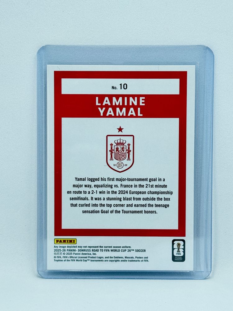 Lamine Yamal - España - base - Panini Donruss Road to FIFA World Cup 2026 2