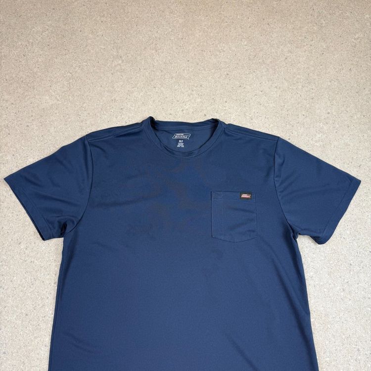 Dickies T Shirt XL Tall Navy Lightweight