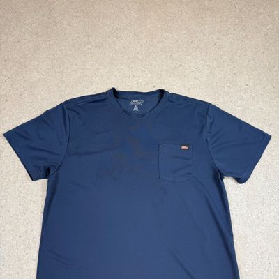 Dickies T Shirt XL Tall Navy Lightweight
