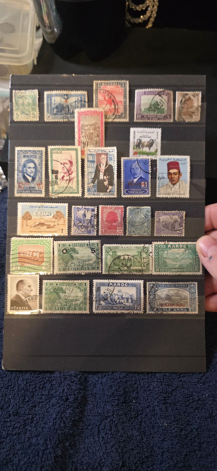 Ottoman Collection Of Vintage Postage Stamps £5