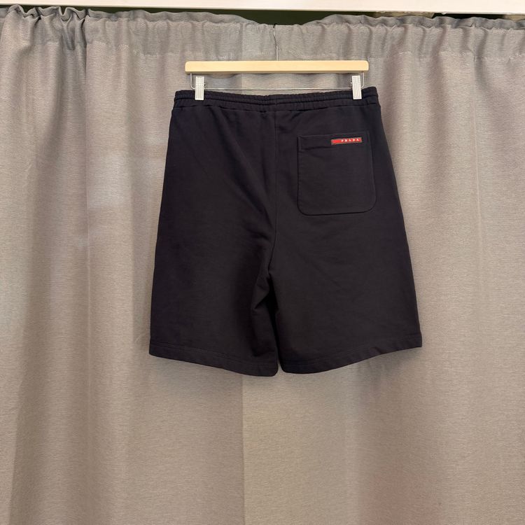 Prada Navy Cotton Shorts S image 3