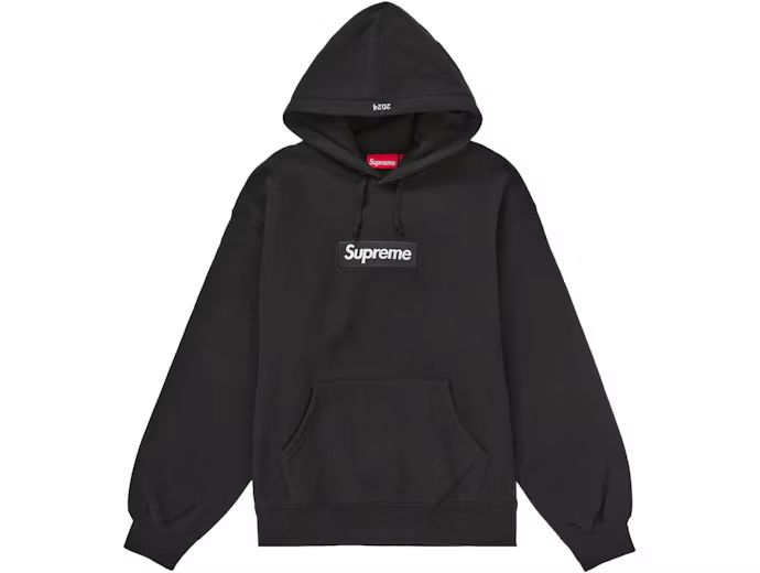 Supreme Box Logo Hooded Sweatshirt Sweatshirt (FW24) Black image 1