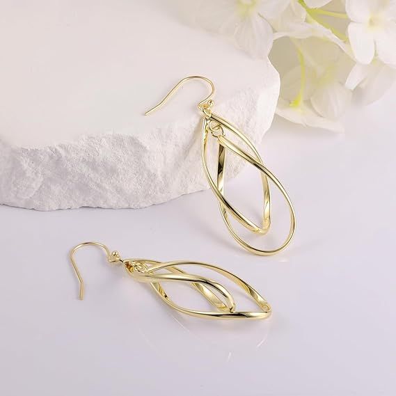 Gold-Tone Dangle Earrings 3