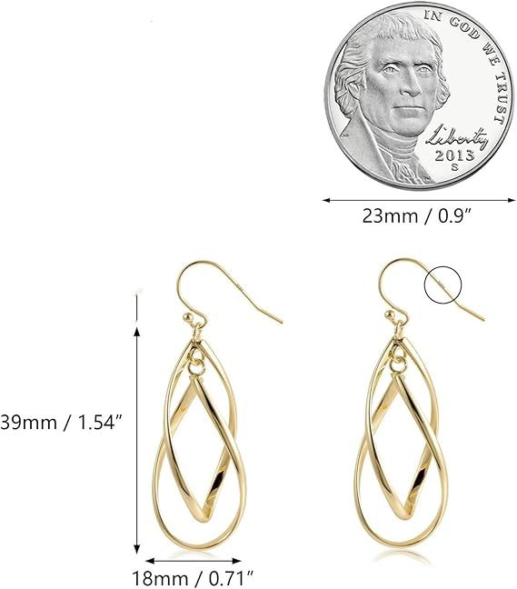 Gold-Tone Dangle Earrings 5