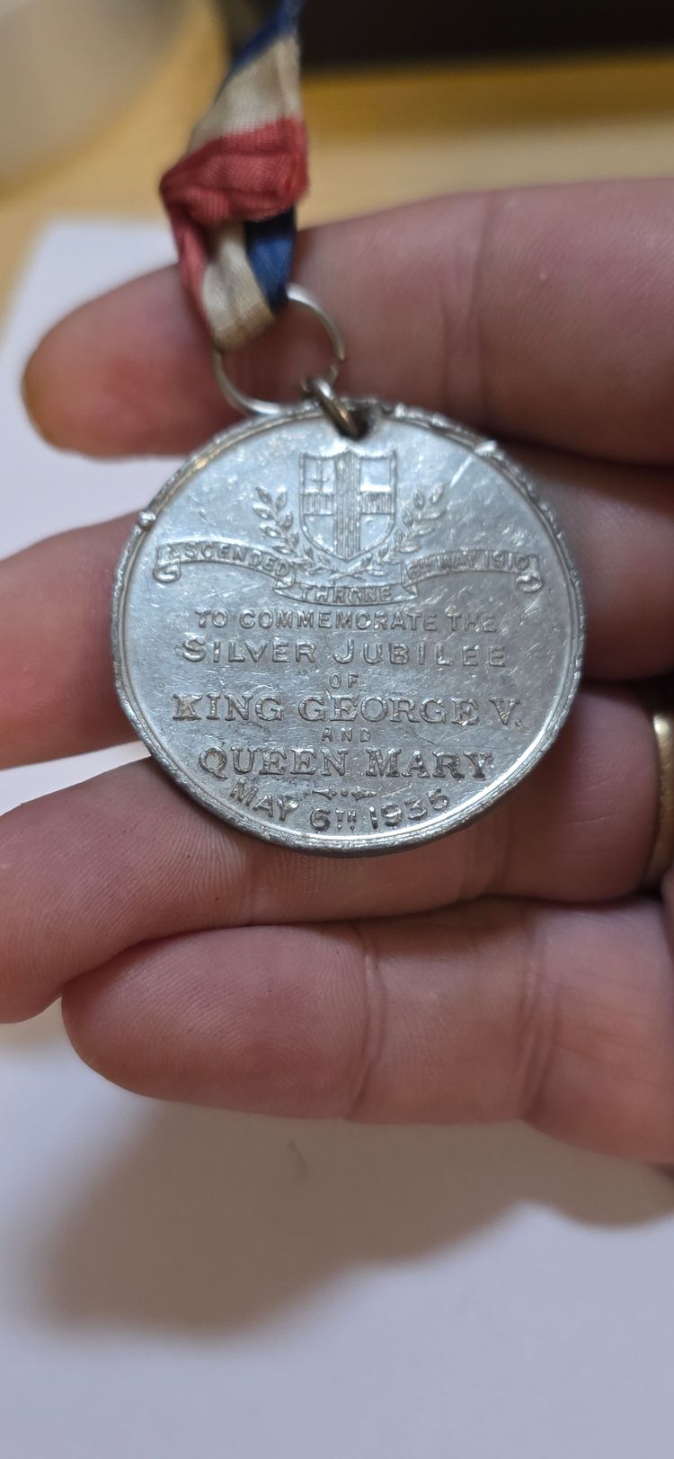 Silver Jubilee Commemorative Medal £4 7