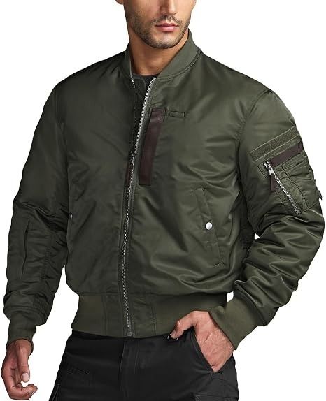 Green Bomber Jacket image 1