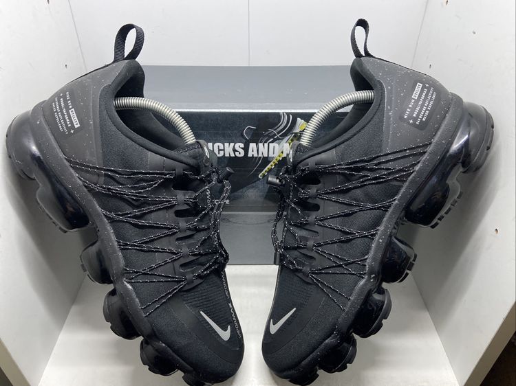 Nike Nike Air Vapormax Utility Uk8 Black Reflective Silver Fantastic Condition Mens product image