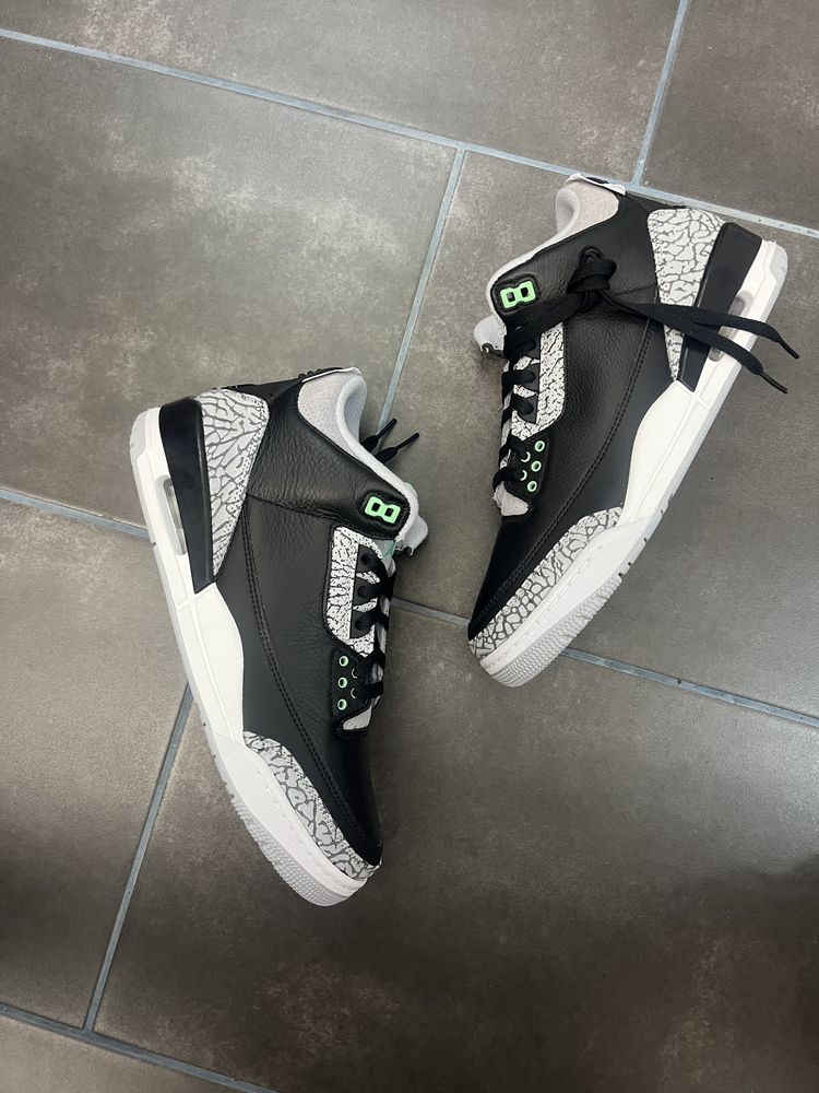 Jordan 3 Glow Green