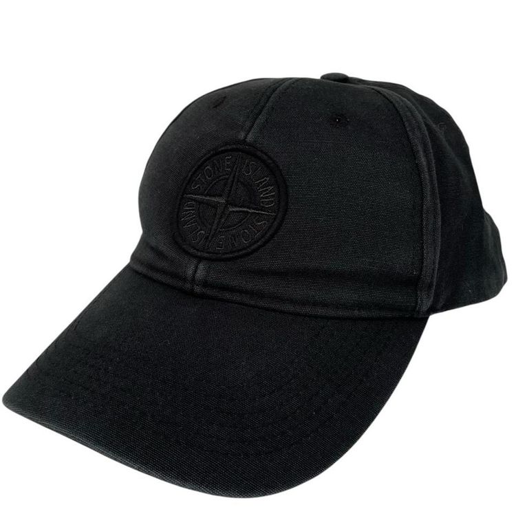 Stone Island SS 2018 Compass Logo Cotton Baseball Cap Large imagen 1