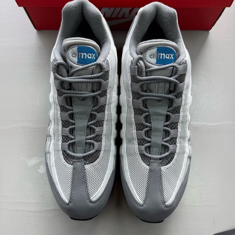 Nike Air Max 95 OG Size UK 10.5 Big Bubble Smoke Grey Abyss Trainers IH4457-003 image 9